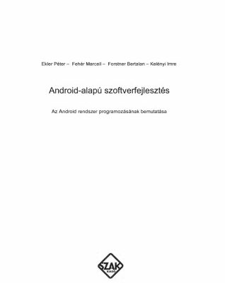 خرید و دانلود نسخه کامل کتاب Android-alapú szoftverfejlesztés