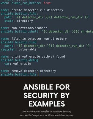 خرید و دانلود نسخه کامل کتاب Ansible For Security by Examples