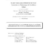 خرید و دانلود نسخه کامل کتاب Arithmetique et algorithmique en algebre lineaire exacte pour la bibliotheque LinBox