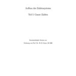 خرید و دانلود نسخه کامل کتاب Aufbau des Zahlensystems, Teil I: Ganze Zahlen