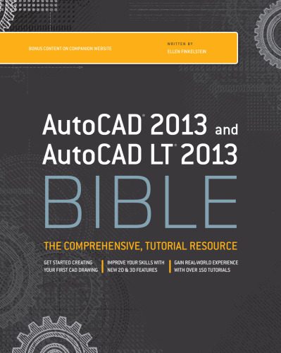 خرید و دانلود نسخه کامل کتاب AutoCAD 2013 and AutoCAD LT 2013 Bible