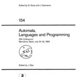 خرید و دانلود نسخه کامل کتاب Automata, Languages and Programming: 10th Colloquium Barcelona, Spain, July 18–22, 1983