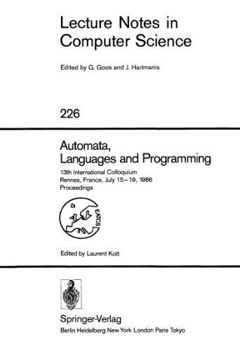 خرید و دانلود نسخه کامل کتاب Automata, Languages and Programming: 13th International Colloquium Rennes, France, July 15–19, 1986 Proceedings_6870cff8b2615.jpeg خرید و دانلود نسخه کامل کتاب Automata, Languages and Programming: 13th International Colloquium Rennes, France, July 15–19, 1986 Proceedings