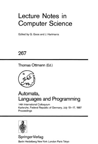 خرید و دانلود نسخه کامل کتاب Automata, Languages and Programming: 14th International Colloquium Karlsruhe, Federal Republic of Germany, July 13–17, 1987 Proceedings_6874082be4347.jpeg خرید و دانلود نسخه کامل کتاب Automata, Languages and Programming: 14th International Colloquium Karlsruhe, Federal Republic of Germany, July 13–17, 1987 Proceedings