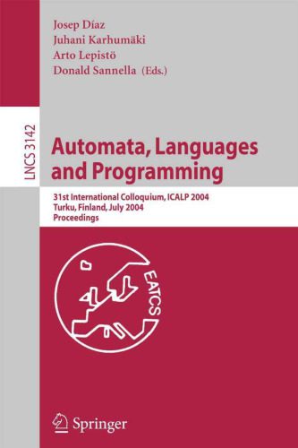 خرید و دانلود نسخه کامل کتاب Automata, Languages and Programming: 31st International Colloquium, ICALP 2004, Turku, Finland, July 12-16, 2004. Proceedings_6870fbdc41aad.jpeg خرید و دانلود نسخه کامل کتاب Automata, Languages and Programming: 31st International Colloquium, ICALP 2004, Turku, Finland, July 12-16, 2004. Proceedings