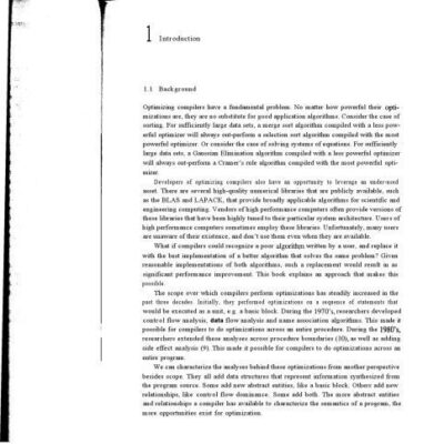 خرید و دانلود نسخه کامل کتاب Automatic Algorithm Recognition and Replacement: A New Approach to Program Optimization