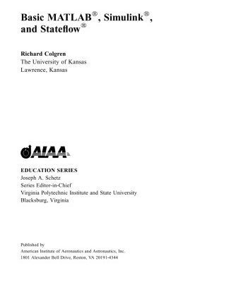 خرید و دانلود نسخه کامل کتاب Basic MATLAB®, Simulink®, and Stateflow®