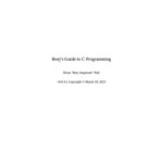 خرید و دانلود نسخه کامل کتاب Beej’s Guide to C Programming