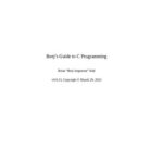 خرید و دانلود نسخه کامل کتاب Beej’s Guide to C Programming