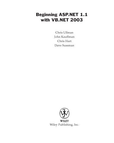 خرید و دانلود نسخه کامل کتاب Beginning ASP.NET 1.1 with VB.NET 2003_687a1bce24c5c.jpeg خرید و دانلود نسخه کامل کتاب Beginning ASP.NET 1.1 with VB.NET 2003