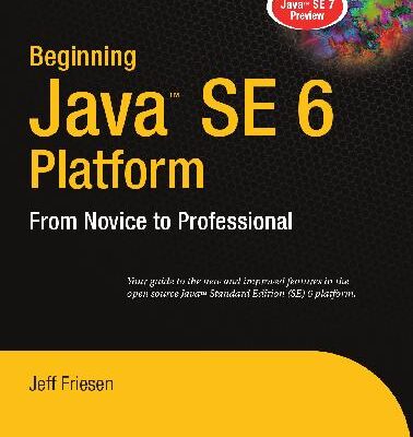 خرید و دانلود نسخه کامل کتاب Beginning Java SE 6 Platform: From Novice to Professional