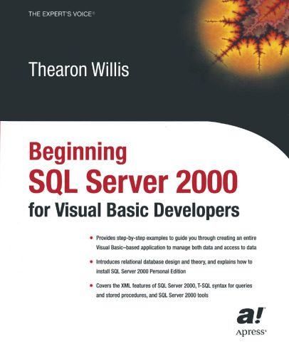 خرید و دانلود نسخه کامل کتاب Beginning SQL Server 2000 for Visual Basic Developers_68679f0d3f780.jpeg خرید و دانلود نسخه کامل کتاب Beginning SQL Server 2000 for Visual Basic Developers
