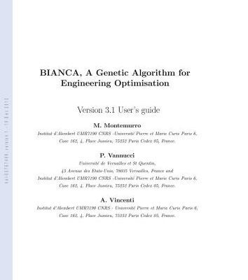 خرید و دانلود نسخه کامل کتاب BIANCA, A Genetic Algorithm for Engineering Optimisation