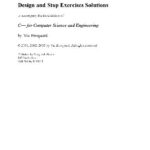 خرید و دانلود نسخه کامل کتاب C++ for Computer Science and Engineering. Solutions Manual