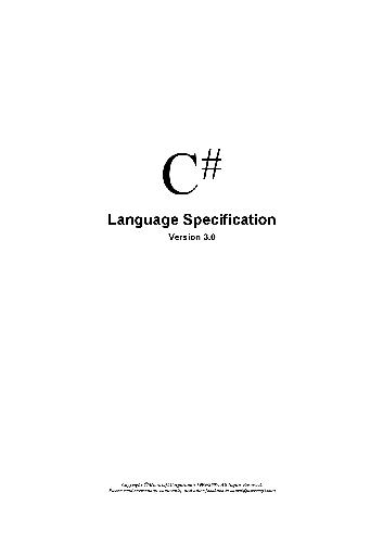 خرید و دانلود نسخه کامل کتاب C# Language Specificatio. Version 3.0_687a641d40b5b.jpeg خرید و دانلود نسخه کامل کتاب C# Language Specificatio. Version 3.0