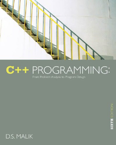 خرید و دانلود نسخه کامل کتاب C++ Programming. From problem analysis to program design