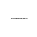 خرید و دانلود نسخه کامل کتاب C++ Programming HOW-TO