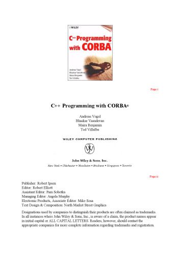 خرید و دانلود نسخه کامل کتاب C++ Programming with CORBA_687107d596245.jpeg خرید و دانلود نسخه کامل کتاب C++ Programming with CORBA