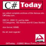 خرید و دانلود نسخه کامل کتاب C Sharp Today