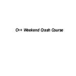 خرید و دانلود نسخه کامل کتاب C++ Weekend Crash Course