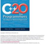 خرید و دانلود نسخه کامل کتاب C++20 for Programmers: An Objects-Natural Approach