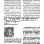 خرید و دانلود نسخه کامل کتاب Can Programming Be Liberated from the von Neumann Style?