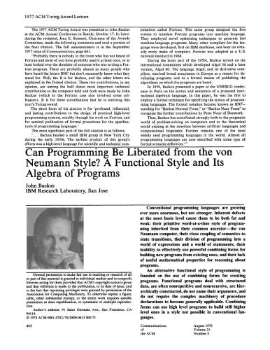 خرید و دانلود نسخه کامل کتاب Can Programming Be Liberated from the von Neumann Style?_6870c52c396d8.jpeg خرید و دانلود نسخه کامل کتاب Can Programming Be Liberated from the von Neumann Style?