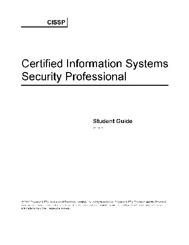 خرید و دانلود نسخه کامل کتاب Certified Information Systems Security Professional. Student Guide_6868e605c6750.jpeg خرید و دانلود نسخه کامل کتاب Certified Information Systems Security Professional. Student Guide