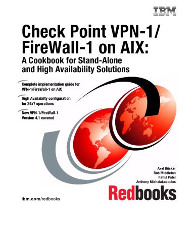 خرید و دانلود نسخه کامل کتاب Check Point Vpn-1 / Firewall-1 on Aix: A Cookbook for Stand-Alone and High Availability Solutions_6885e1b78f2b4.jpeg خرید و دانلود نسخه کامل کتاب Check Point Vpn-1 / Firewall-1 on Aix: A Cookbook for Stand-Alone and High Availability Solutions