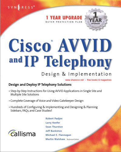 خرید و دانلود نسخه کامل کتاب Cisco AVVID and IP Telephony Design and Implementation_6881ce93c0e08.jpeg خرید و دانلود نسخه کامل کتاب Cisco AVVID and IP Telephony Design and Implementation