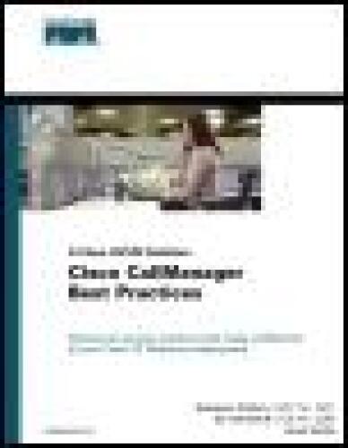 خرید و دانلود نسخه کامل کتاب Cisco callmanager best practices_68815a3f5f441.jpeg خرید و دانلود نسخه کامل کتاب Cisco callmanager best practices