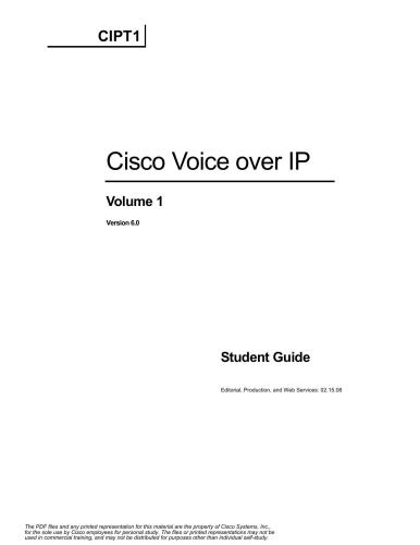 خرید و دانلود نسخه کامل کتاب Cisco Systems. Cisco Voice over IP. Volume 1. Student Guide_6882a3aae4d68.jpeg خرید و دانلود نسخه کامل کتاب Cisco Systems. Cisco Voice over IP. Volume 1. Student Guide