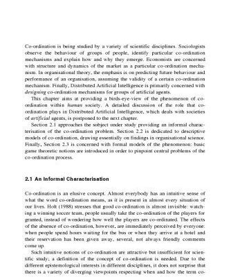 خرید و دانلود نسخه کامل کتاب Co-ordination in Artificial Agent Societies: Social Structures and Its Implications for Autonomous Problem-Solving Agents
