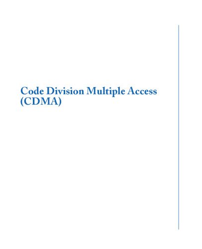 خرید و دانلود نسخه کامل کتاب Code Division Multiple Access (CDMA)_687c8c4cafdbb.jpeg خرید و دانلود نسخه کامل کتاب Code Division Multiple Access (CDMA)