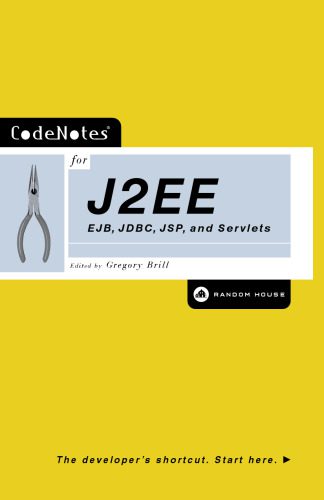 خرید و دانلود نسخه کامل کتاب CodeNotes for J2EE: EJB, JDBC, JSP, and Servlets_68765c309a445.jpeg خرید و دانلود نسخه کامل کتاب CodeNotes for J2EE: EJB, JDBC, JSP, and Servlets