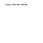 خرید و دانلود نسخه کامل کتاب Collected Papers of Claude E. Shannon