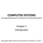 خرید و دانلود نسخه کامل کتاب Computer Systems: An Integrated Approach to Architecture and Operating Systems: Lecture Slides