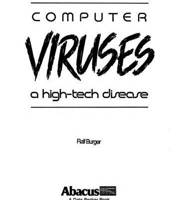 خرید و دانلود نسخه کامل کتاب Computer Viruses: A High-tech Disease