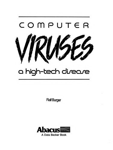 خرید و دانلود نسخه کامل کتاب Computer Viruses: A High-tech Disease_686818b4a3157.jpeg خرید و دانلود نسخه کامل کتاب Computer Viruses: A High-tech Disease