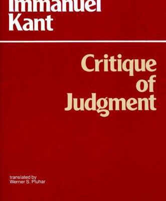 خرید و دانلود نسخه کامل کتاب Critique of Judgment (Hackett Publishing)