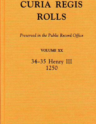 خرید و دانلود نسخه کامل کتاب Curia Regis Rolls preserved in the Public Record Office XX (34-35 Henry III) (1250)