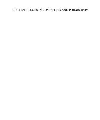 خرید و دانلود نسخه کامل کتاب Current Issues in Computing and Philosophy