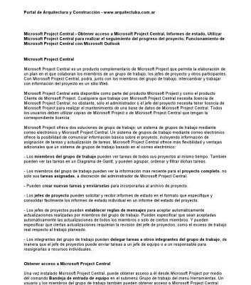 خرید و دانلود نسخه کامل کتاب Curso de Microsoft Project Gratis: Microsoft Project Central