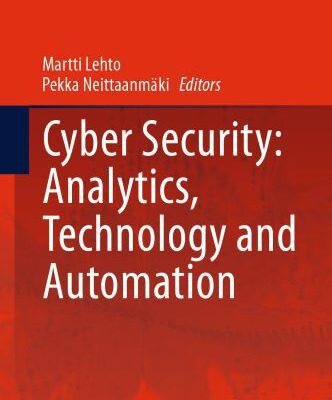 خرید و دانلود نسخه کامل کتاب Cyber Security: Analytics, Technology and Automation