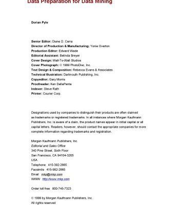 خرید و دانلود نسخه کامل کتاب Data Preparation for Data Mining (The Morgan Kaufmann Series in Data Management Systems)