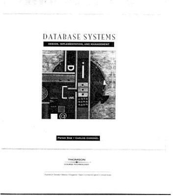 خرید و دانلود نسخه کامل کتاب Database systems: Design, Implementation, and Management