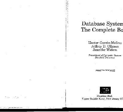 خرید و دانلود نسخه کامل کتاب Database Systems The Complete Book