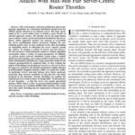 خرید و دانلود نسخه کامل کتاب Defending Against Distributed Denial-of-Service Attacks With Max-Min Fair Server-Centric Router Throttles