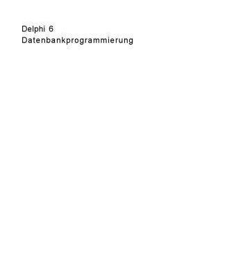 خرید و دانلود نسخه کامل کتاب Delphi 6  Datenbankprogrammierung