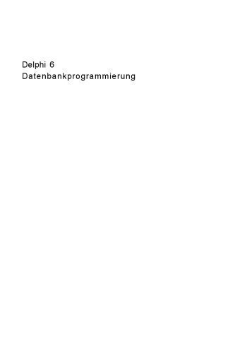 خرید و دانلود نسخه کامل کتاب Delphi 6  Datenbankprogrammierung